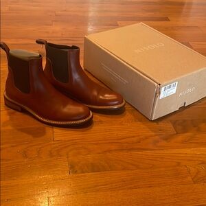 Nisolo Carmen Chelsea Boot (color - Brandy)